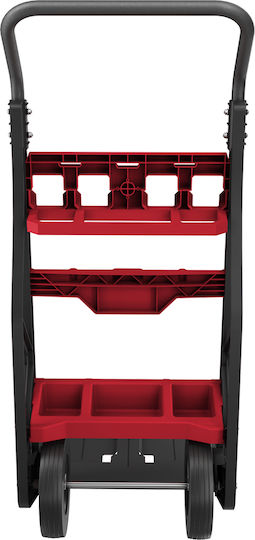 Milwaukee Transport Trolley Packout Foldable for Weight Load up to 180kg Red