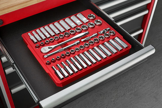 Milwaukee Set Ratchet 3\8" 56pcs