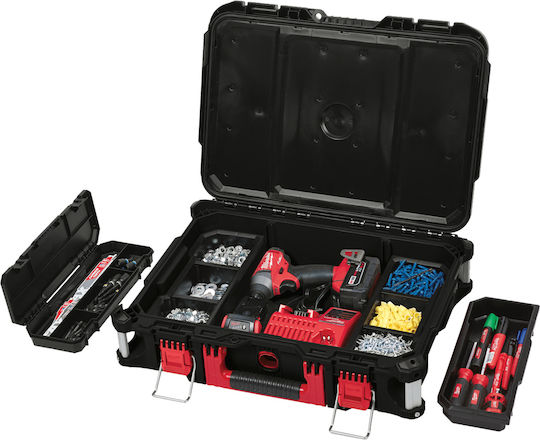 Milwaukee Packout Tool Case Plastic with Tobacco Case Dimensions: W56xD41xH17cm