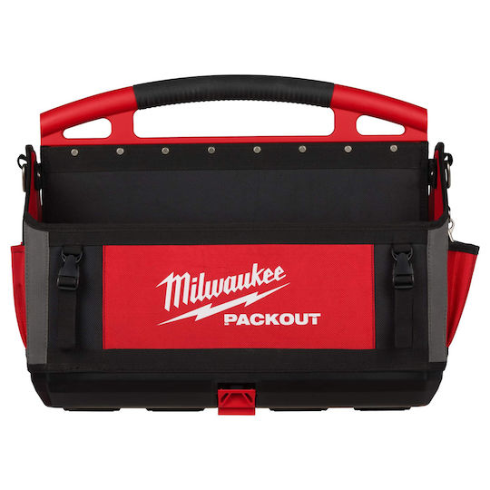 Milwaukee Packout Τσάντα Ώμου Ανοιχτού Τύπου Κόκκινη