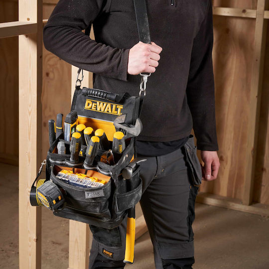 Dewalt TSTAK Τσάντα Χειρός Τροχήλατη Ανοιχτού Τύπου Αδιάβροχη Μαύρη