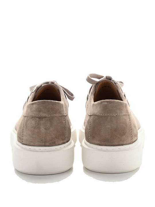 Men's Suede Moccasins Beige