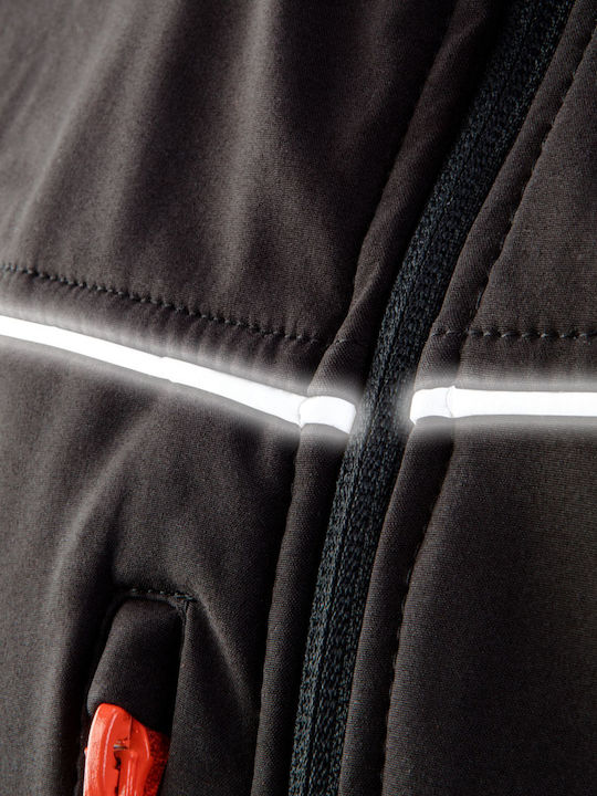 Neo Tools Ζακέτα Εργασίας Ανακλαστική Softshell Μαύρη