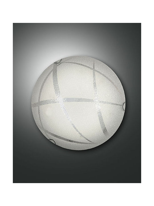 Fabas Luce Astros Deckenleuchte Silber mit Integrierter LED
