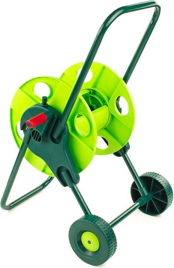 Verto Garden Hose Trolley Τροχήλατη Ανέμη Ποτίσματος για Λάστιχο έως 45m με Χερούλι Μαζέματος