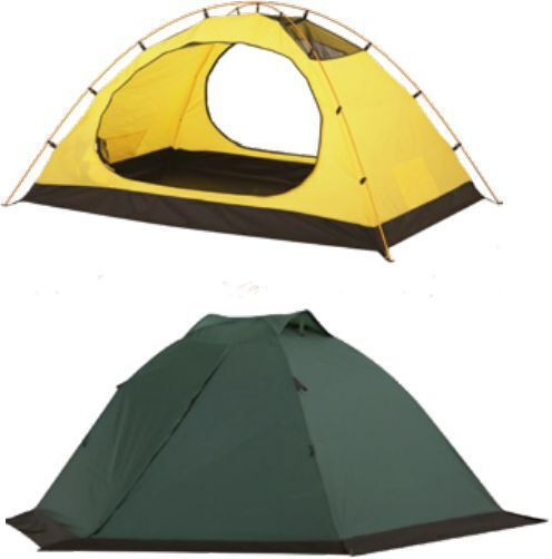 Hupa Camping Tent Igloo Mountaineering Green with Double Cloth 4 Seasons for 2 People Waterproof 3000mm 220x150x120cm