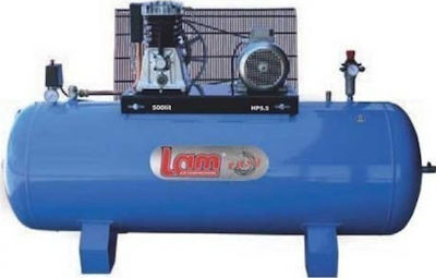 Lam Star Trei faze Compresor de aer cu Putere 5.5hp și Rezervor de aer 500lt 500/5.5T/STAR
