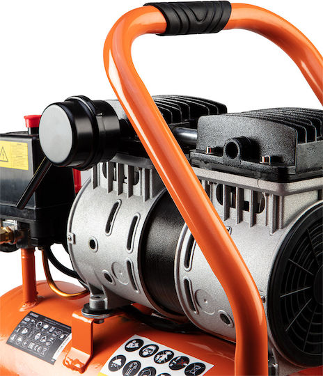 Neo Tools Cu o singură fază Compresor de aer 79dB cu Rezervor de aer 12lt 12K020