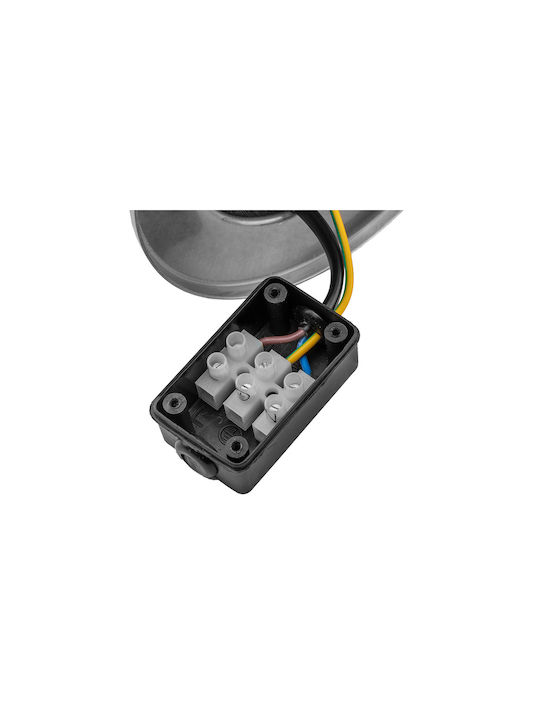 Neo Tools Външна Стояща Лампа Малък Пост 15W IP44 за Цокъл E27 Сребрист