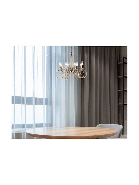 Globo Lighting Chandelier Ø55cm Silver Globo Lighting Chandelier Ø55cm Silver