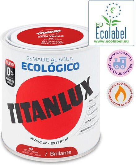 Titanlux Ριπολίνη Οικολογική Νερού 0.75lt Λευκό Γυαλιστερό