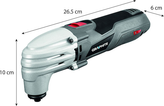 Graphite Παλινδρομικό Πολυεργαλείο 250W με Ρύθμιση Ταχύτητας