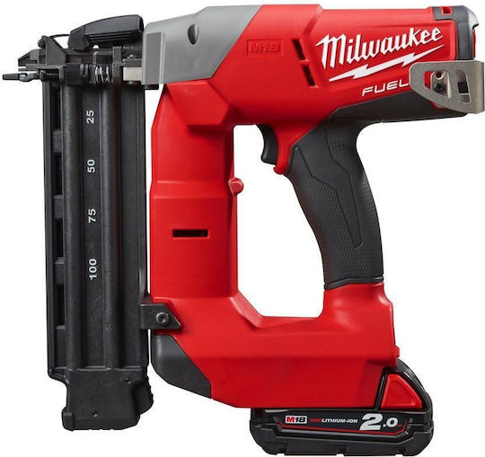 Milwaukee Battery Brad Nailer Gun M18 CN18GS-202X 18V 2x2Ah for Nails 4933451573