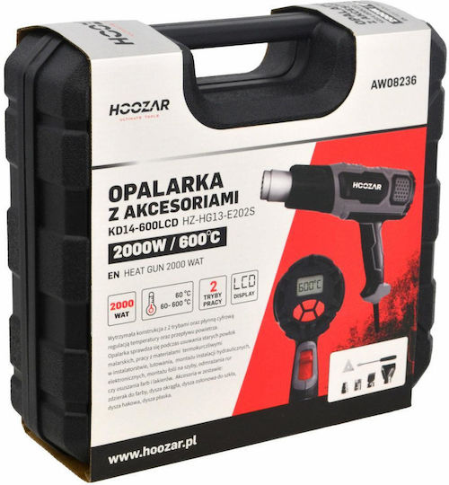 Hoozar Πιστόλι Θερμού Αέρα 2000W
