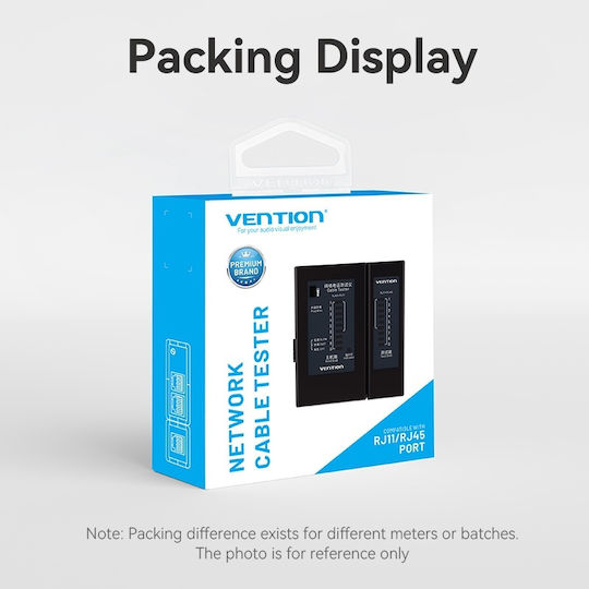 Vention Network Cable Tester RJ11 / RJ45 KEFB0