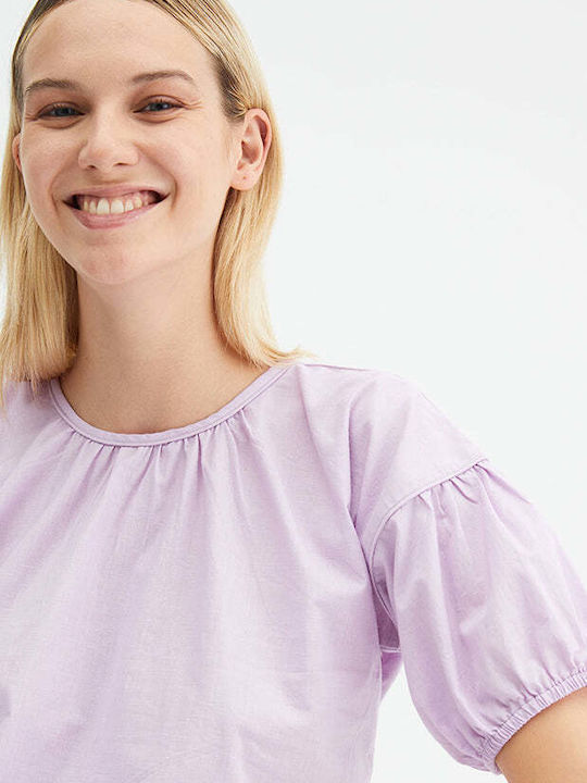 Women's Blouse Cotton Lilac