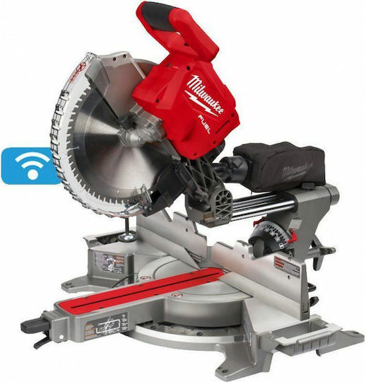 Milwaukee M18 SMS216-0 Battery Miter Saw Sliding with Laser Cutting Guide and 216mm Disc Diameter Solo