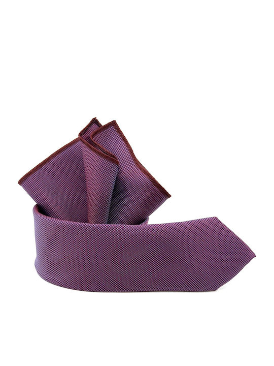 Legend Accessories Set de Cravată pentru Bărbați Tipărit în Culorea Violet
