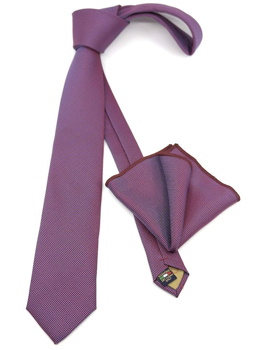 Legend Accessories Set de Cravată pentru Bărbați Tipărit în Culorea Violet