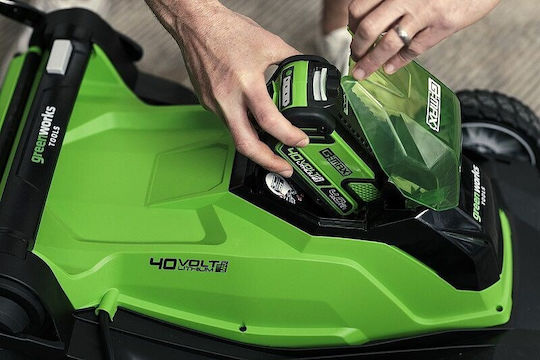 Greenworks G40LM41K4 Μηχανή Γκαζόν Μπαταρίας 40V
