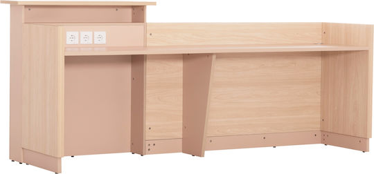 HomeMarkt Büroempfang mit Abmessungen L240xB80xH106cm