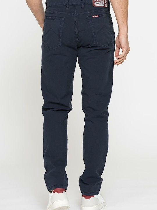 Men's Jeans Pants Elastic with Relaxed Fit Blue
