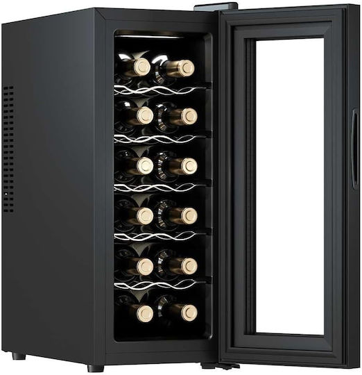 Cecotec Bolero Grandsommelier 1250 Coolcrystal Συντηρητής Κρασιών 12 Φιαλών