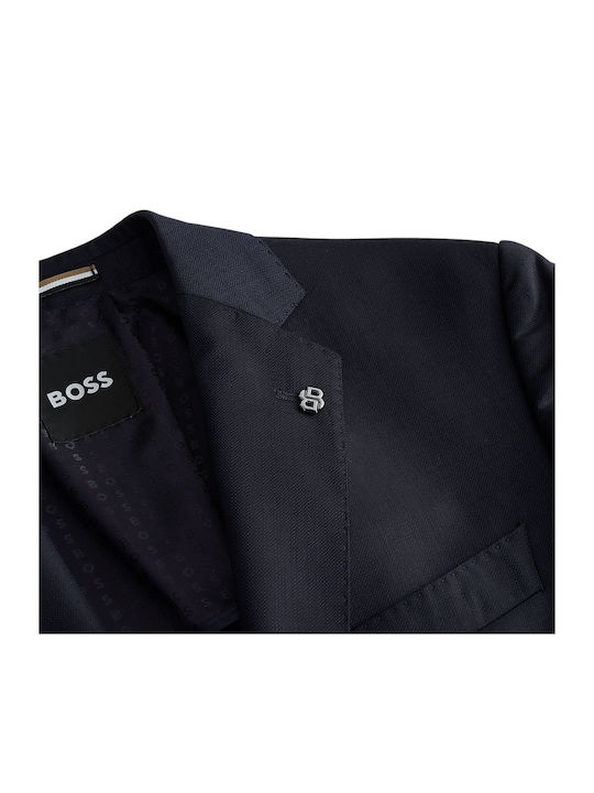 Men's Winter Suit Jacket Dark Blue