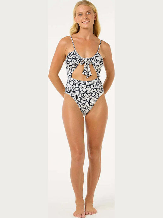 One Piece Swimsuit with Removable Padding Navy