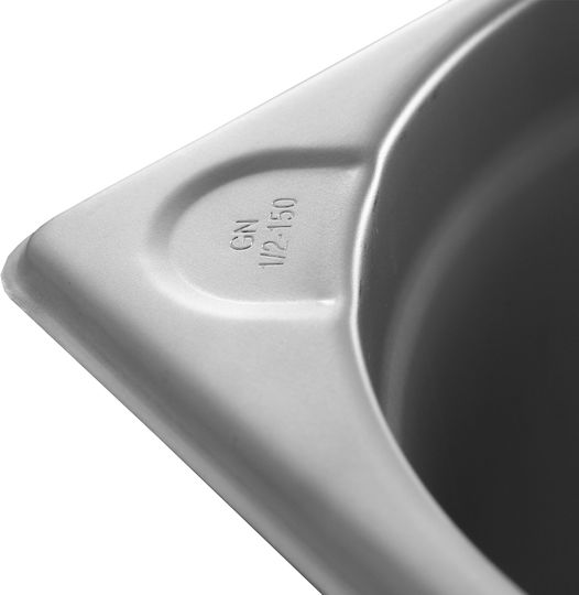 Gn 1/4 Stainless Steel Container Kitchen Line Height 100 Mm Hendi 806531