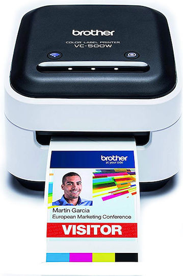Brother Vc-500w Label Printer Zink USB, Wi-Fi
