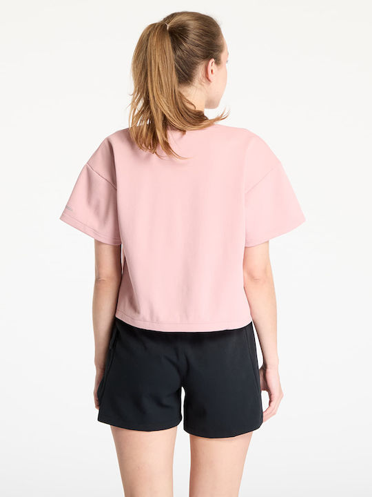 Μπλουζάκι Columbia Granite Point Knit Short Sleeve Tee Eraser Pink