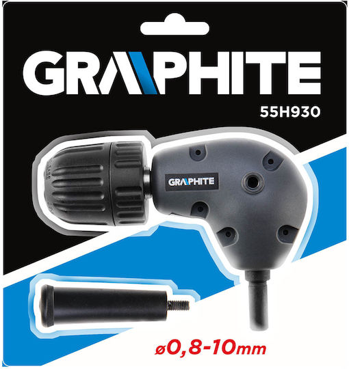 Graphite 55H930 Γωνιακό Τσοκ Ταχείας 10mm με Λαβή