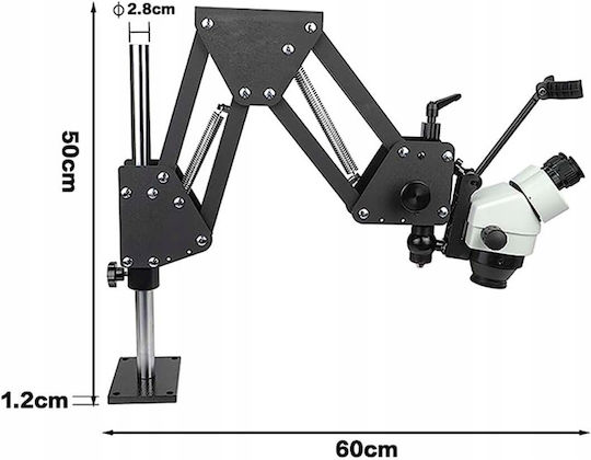 90 cm Tischmontierter Stereoskopischer Mikroskoparm Wdms2