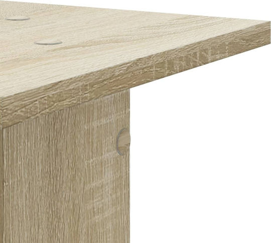 vidaXL Ανθοστήλες Ξύλινες Μπεζ 30x30x80εκ. 2τμχ