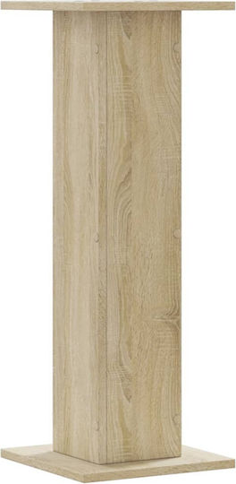 vidaXL Ανθοστήλες Ξύλινες Μπεζ 30x30x80εκ. 2τμχ