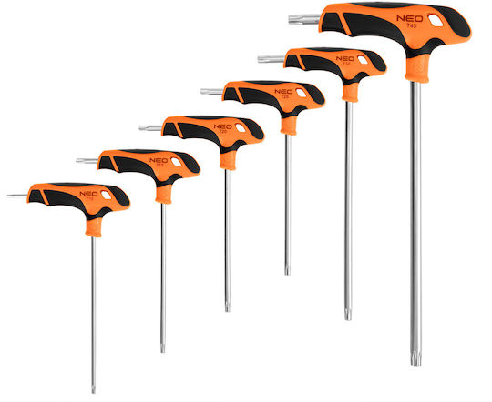 Torx Keys 6 Pieces Insert