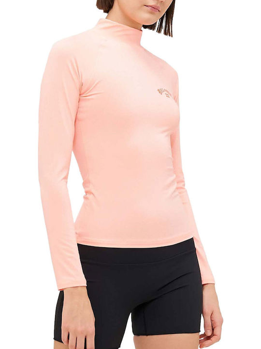 Billabong Tropic Surf UPF 50+ Frauen Langärmliges Sonnenschutzshirt Rosa