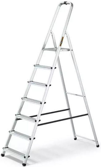 Drabest Drabest ALD7 Ladder Aluminum with 6+1 Steps