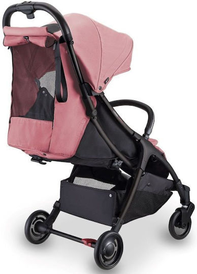 Globber Lite Baby Stroller Suitable for Newborn Deep Pastel-Pink 7.4kg