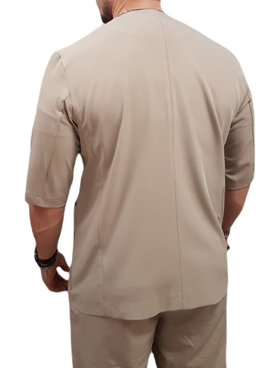 Καλοκαιρινό Ανδρικό Σακάκι Beige