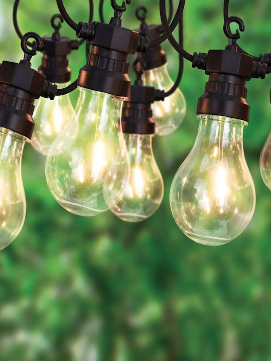 Progarden Водоустойчива Гирлянда За Осветление LED 12.5м с 20 Крушки Progarden Водоустойчива Гирлянда За Осветление LED 12.5м с 20 Крушки