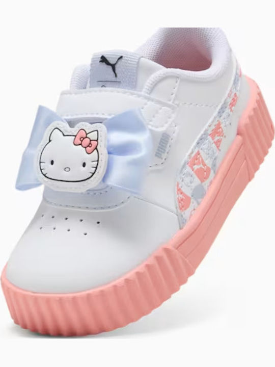 CARINA 3.0 Παιδικά Sneakers με Σκρατς Λευκά