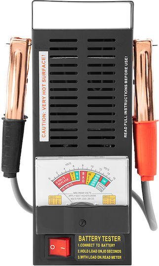 Neo Tools 11-984 Analog Battery Tester with Crocodile Clips 6/12V