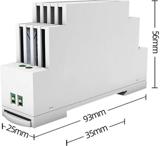 Mean Well DIN Rail Power Supply 1.25A/12V/15W