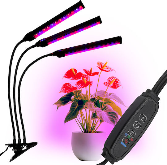 Lumină de creștere pentru plante cu 72x LED, spectru complet 3x