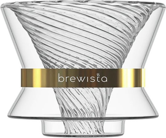 Brewista Tornado Dripper Duo Coffee Dripper Γυάλινο Διάφανο