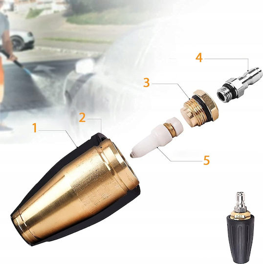Rotary Nozzle Turbonozzle Lavor Pressure Washer 1/4" Thread