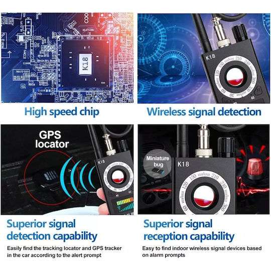 Detector Tracker GPS 1-8000MHz