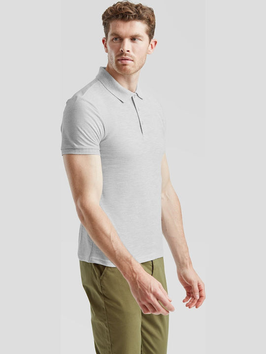 Fruit of the Loom Tricou Polo Promoțional pentru Bărbați Heather Grey